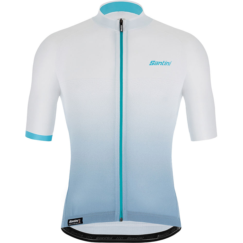 Santini Karma Luce Short Sleeve Jersey - Silver Bullet - XXL, Silver Bullet