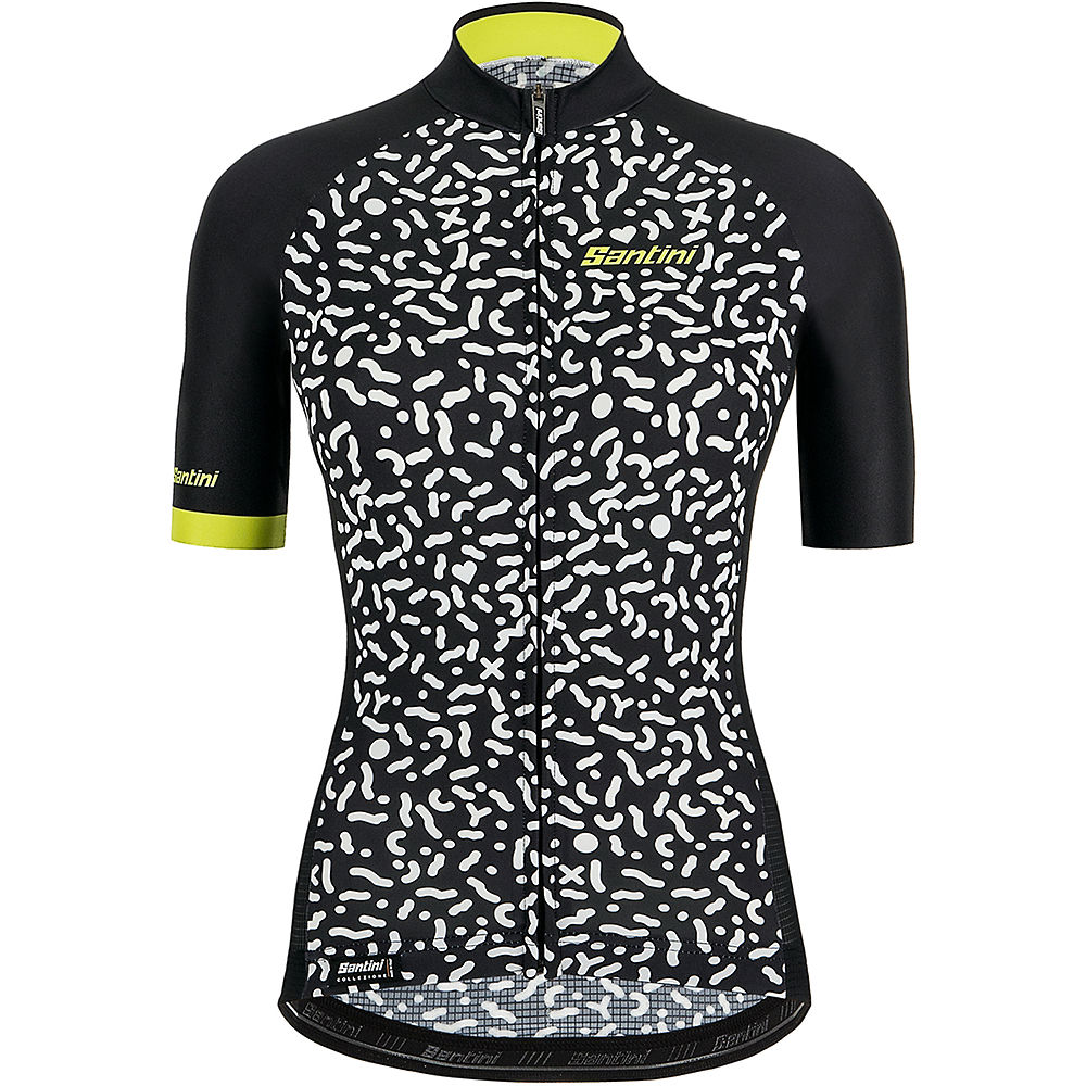 Santini Women's Tono Chromosone SS Jersey - Noir - XS, Noir
