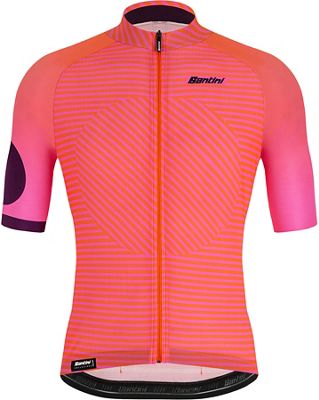 Santini Karma Mille Short Sleeve Jersey  - arancione atomico, arancione atomico