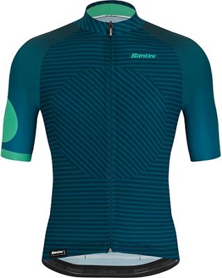 Santini Karma Mille Short Sleeve Jersey  - foglia di tè, foglia di tè