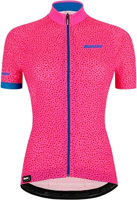 Santini Women's Giada Hip SS Jersey  - Rose Pink - XL, Rose Pink