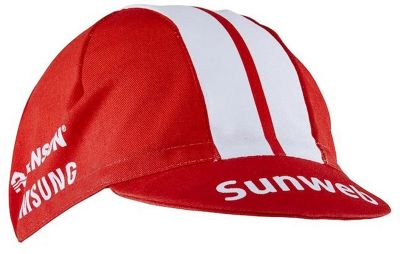 Craft Team Sunweb Bike Cap  - Rosso/Bianco, Rosso/Bianco