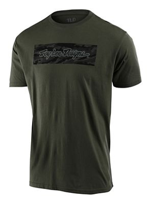 Troy Lee Designs signature block camo tee  - surplus green, surplus green