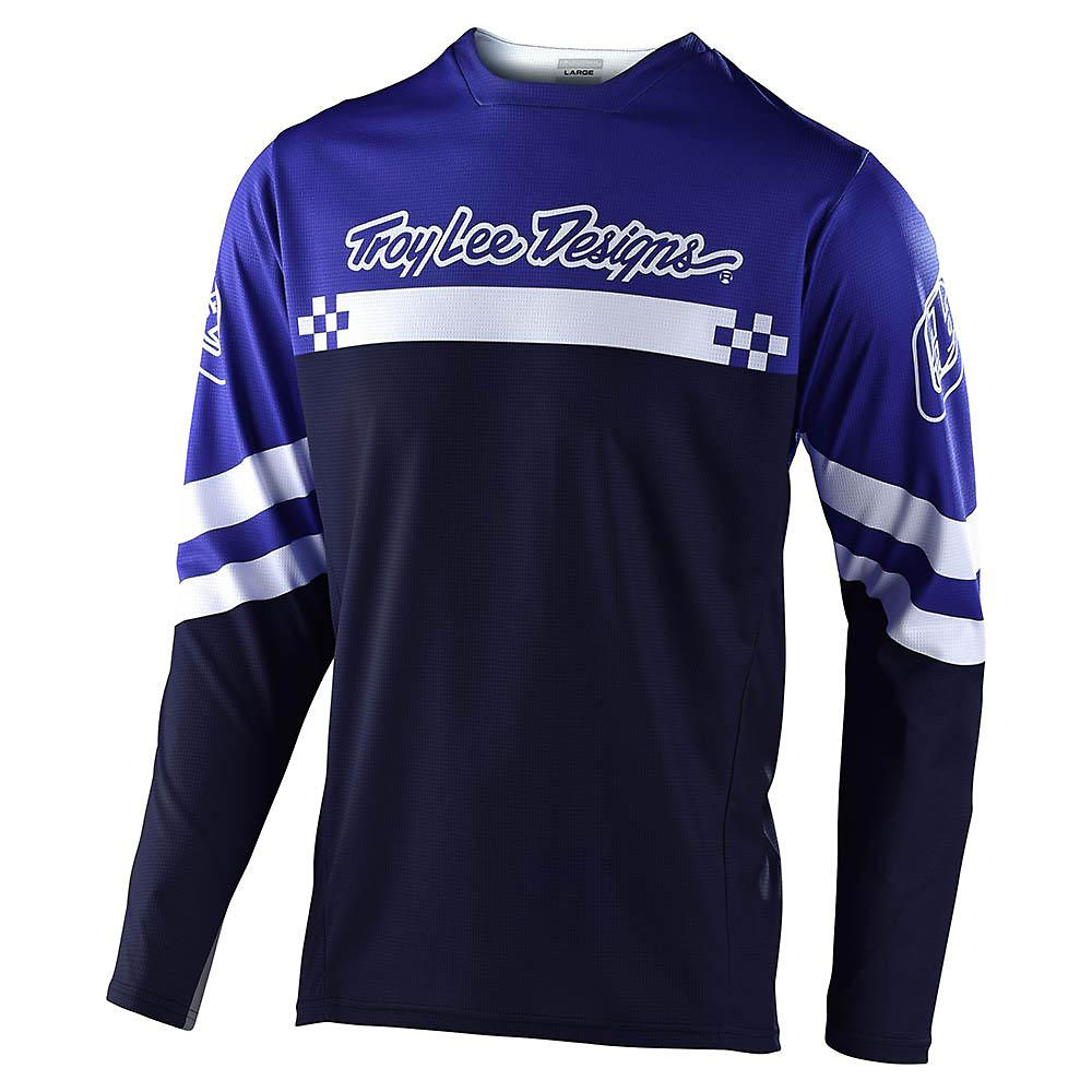 Troy Lee Designs Sprint Jersey Factory - Factory - Royal Blue-White