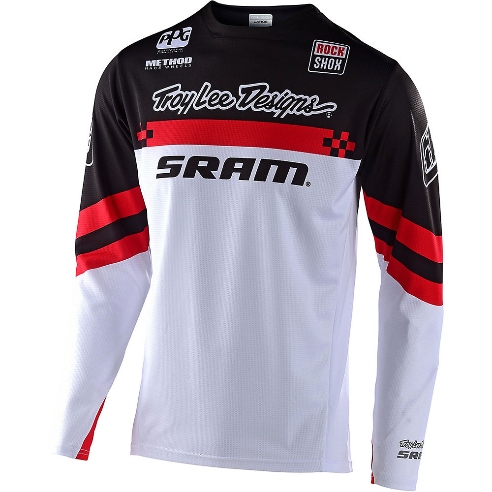 Troy Lee Designs Sprint Jersey Factory Sram - Noir - blanc - XXL
