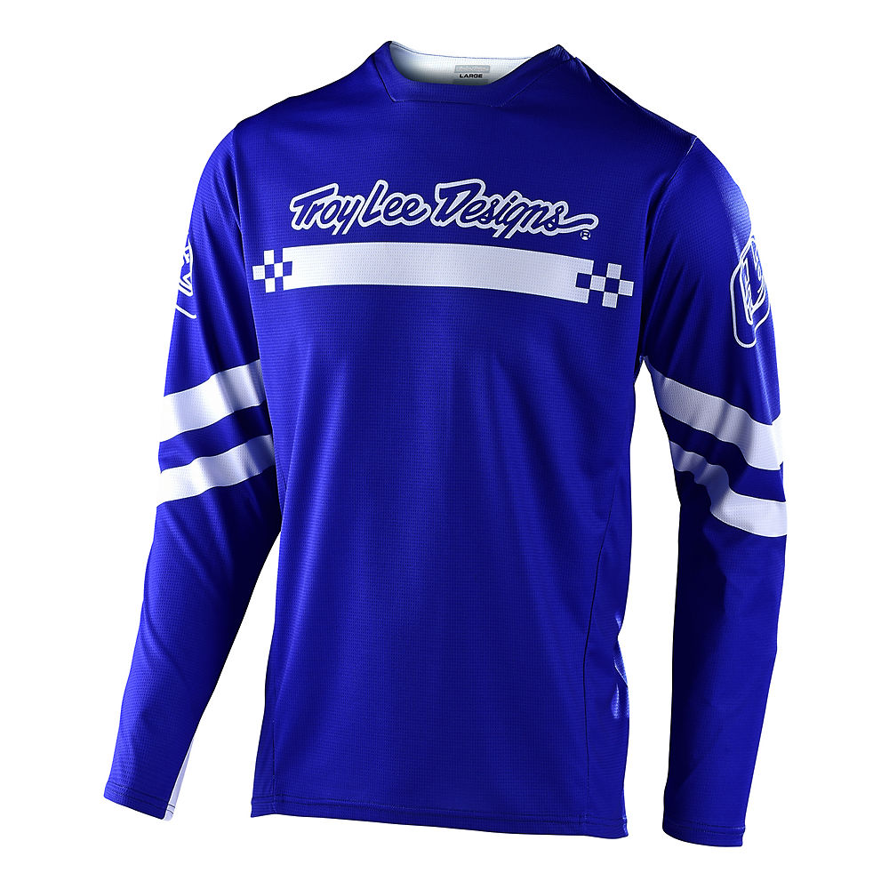 Troy Lee Designs Youth Sprint Jersey Factory - Royal Blue-White - XS