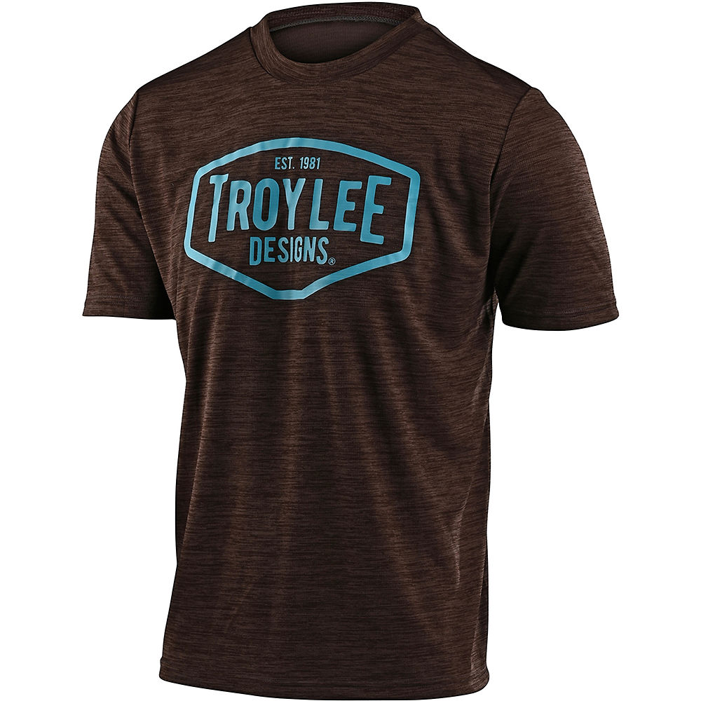 Troy Lee Designs Flowline Station Jersey - Heather Dark Moka-Blue