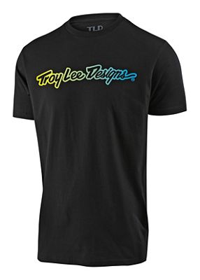 Troy Lee Designs Signature Youth Tee  - Noir - XL, Noir