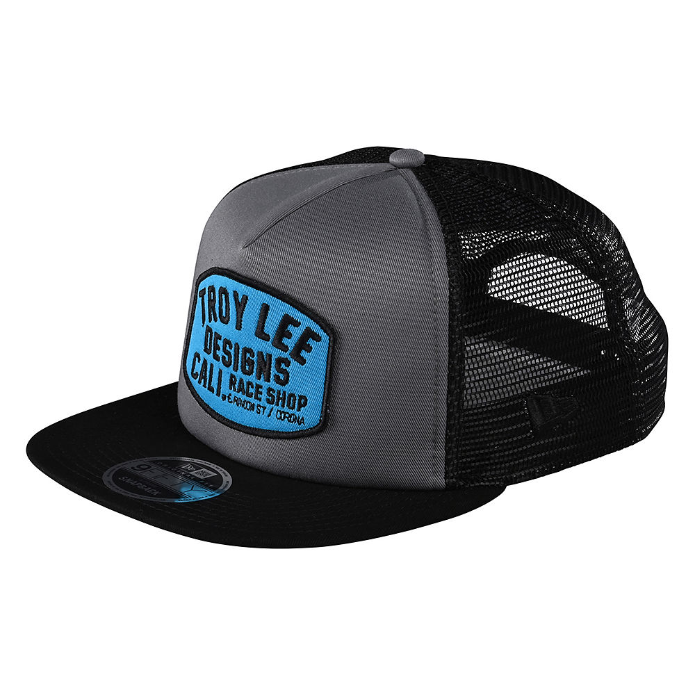 Troy Lee Designs Blockworks Snapback - Graphite/Noir - One Size, Graphite/Noir