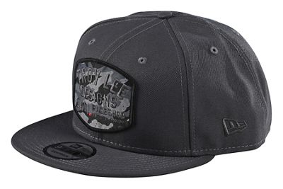 Troy Lee Designs Blockworks Snapback  - Graphite - One Size, Graphite