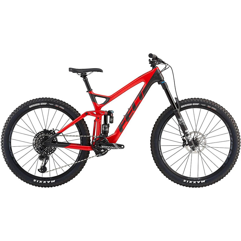 Felt Compulsion 1 Full Suspension Bike 2019 - Rouge - 40cm (16)