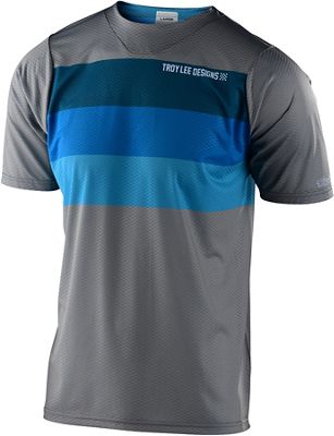 Troy Lee Designs Skyline Air Continental Jersey - Gris/Bleu - M