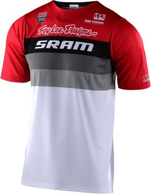 Troy Lee Designs Skyline Air Jersey Continental Sram - Blanc-Rouge - XL
