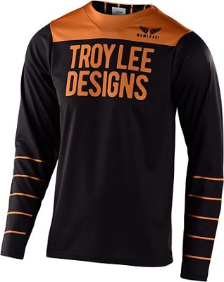 Troy Lee Designs Skyline Pinstripe Jersey - Noir/Or - M