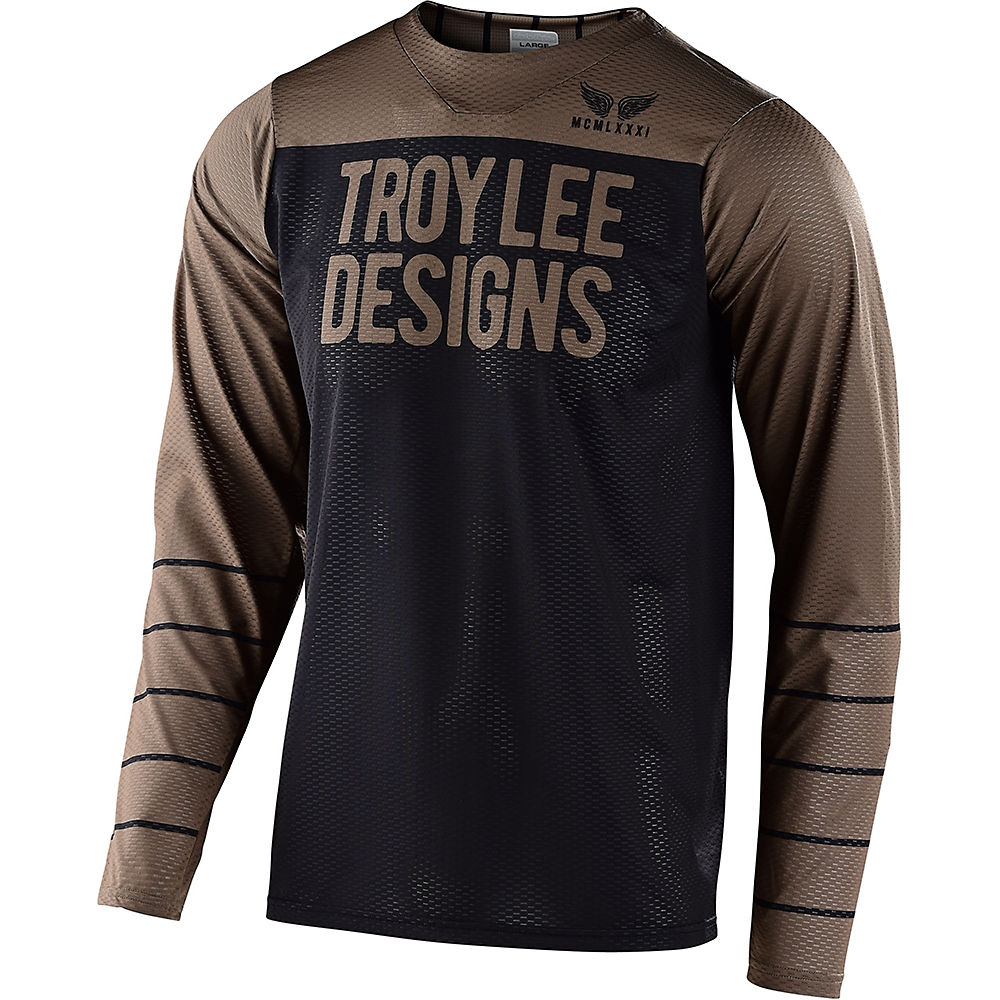 Troy Lee Designs Skyline Air Pinstripe Jersey - Black-Walnut