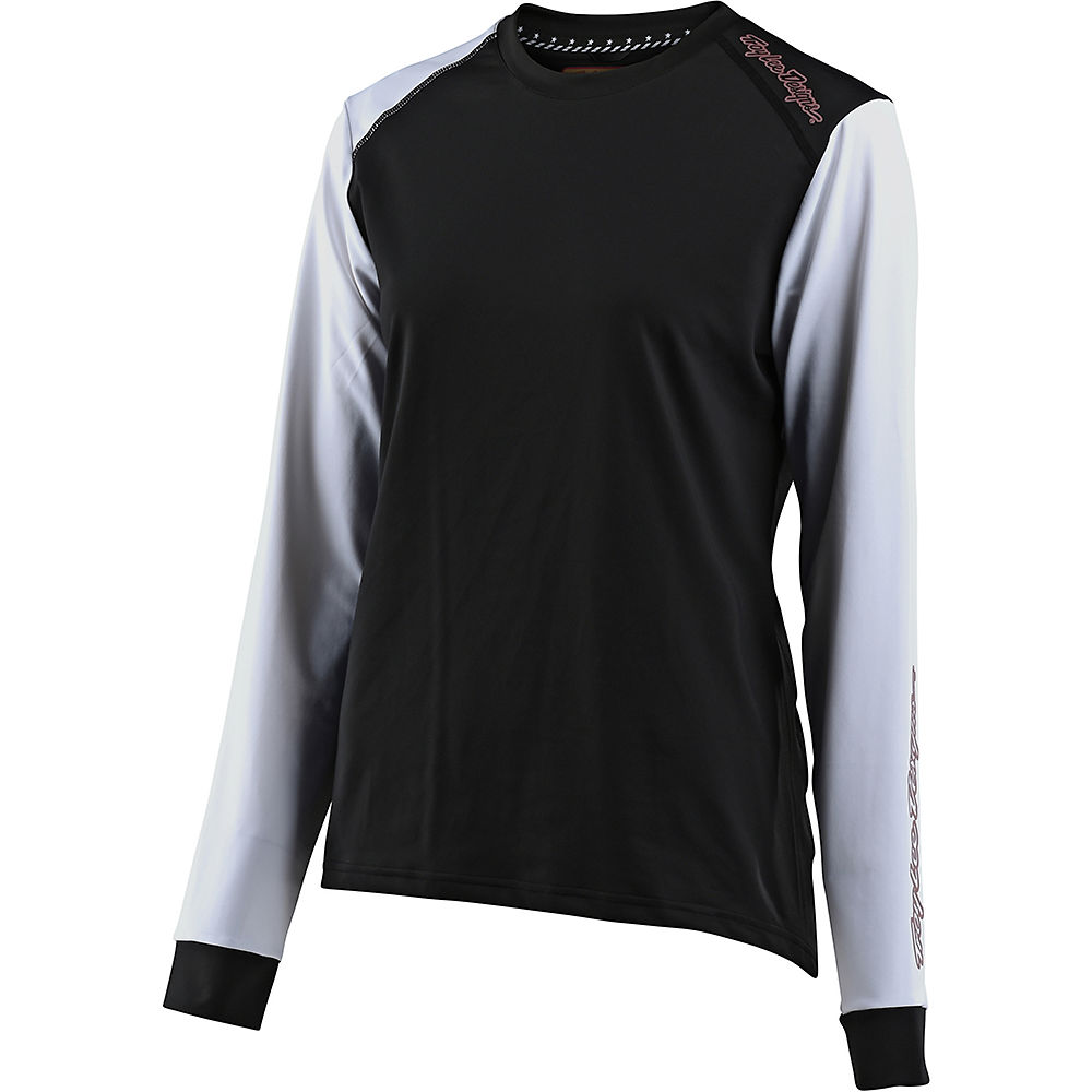 Troy Lee Designs Women's Lilium Long Sleeve Jersey - Noir - blanc