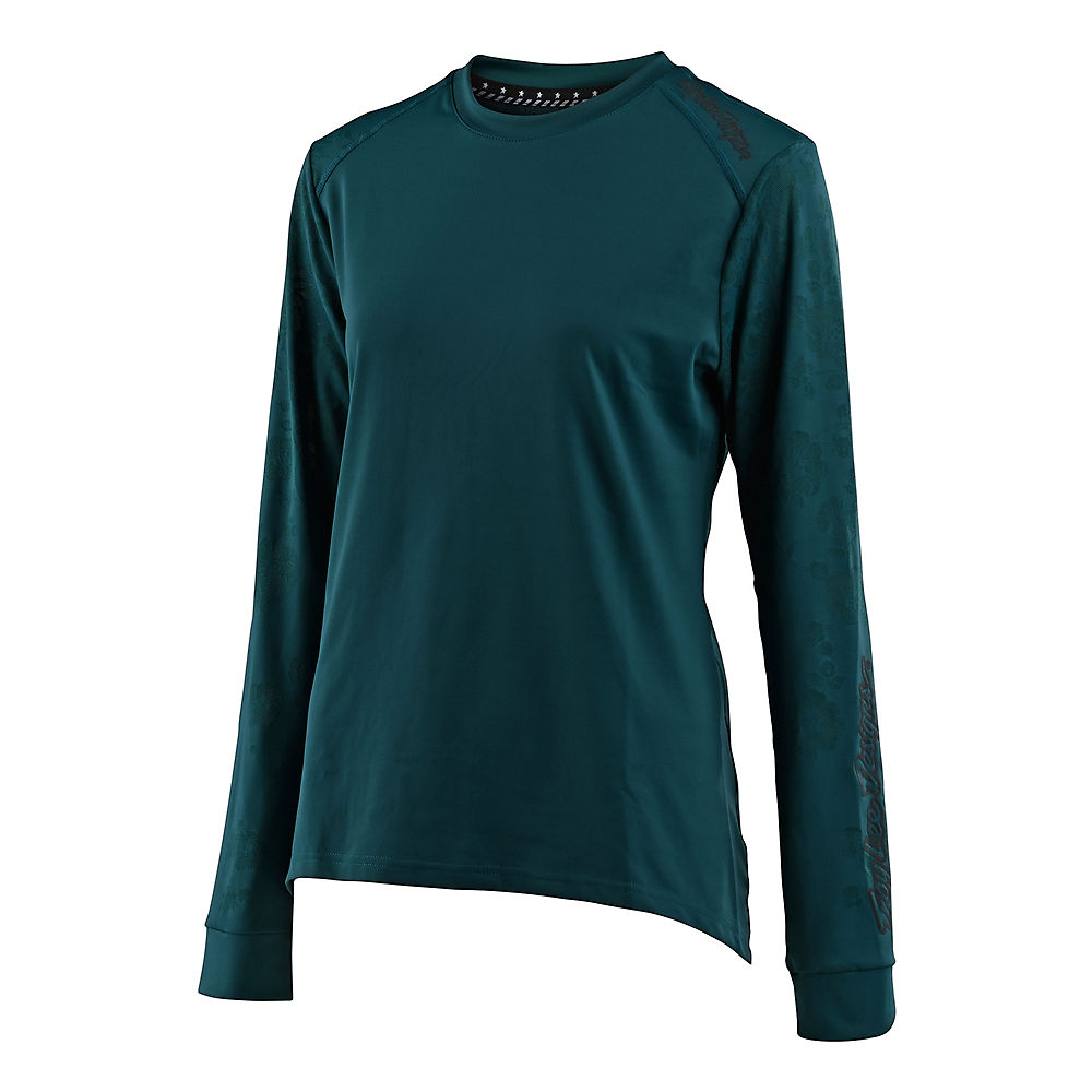 Troy Lee Designs Women's Floral Lilium Jacquard Jersey - Emeraude