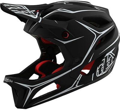 Troy Lee Designs Stage Mips Helmet (Pinstripe) - Pinstripe - Black-White - M/L