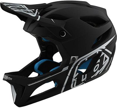 Troy Lee Designs Stage Mips Helmet (Stealth) - Stealth - Black-Silver - XS/S