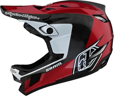 Casco Troy Lee Designs D4 Carbon Stealth  - Corsa Sram Red - XL, Corsa Sram Red