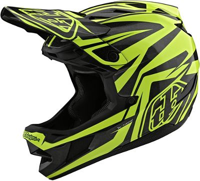 Troy Lee Designs D4 Carbon Slash Helmet - Noir/Jaune