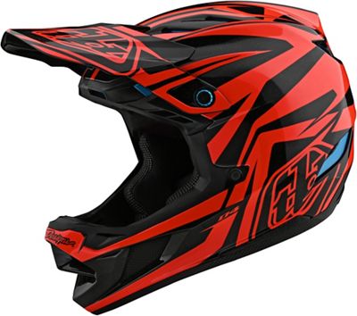 Troy Lee Designs D4 Composite Slash Helmet - Orange - Noir