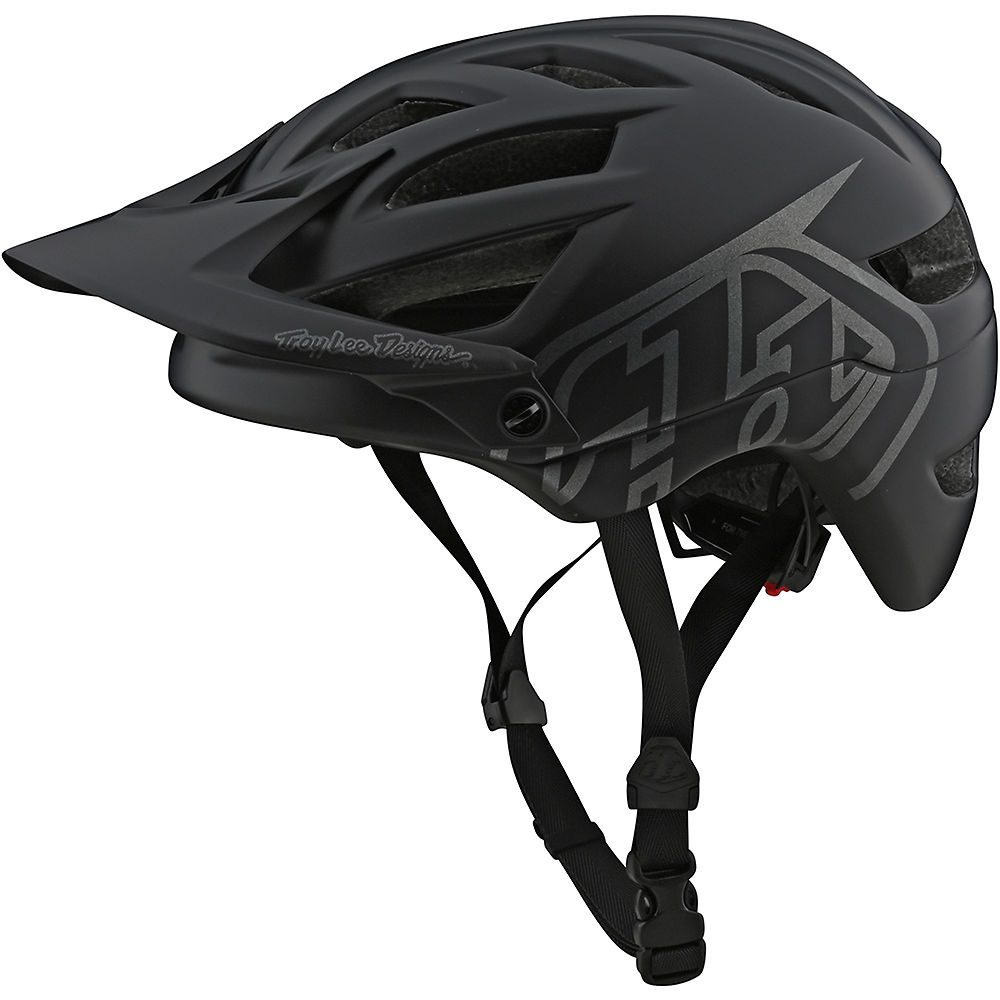 Troy Lee Designs A1 Mips Classic Helmet - Black-Black - XS}, Black-Black
