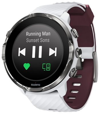 Suunto 7 GPS Watch - White-Burgundy, White-Burgundy