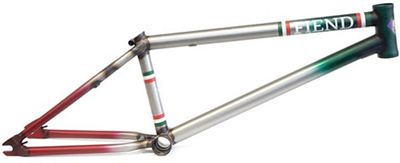 Fiend Reynolds V2 BMX Frame - verde - rosso - 21, verde - rosso