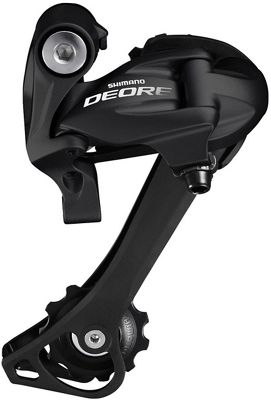 Deragliatore posteriore Shimano Deore T610 10v - nero - Long Cage, nero