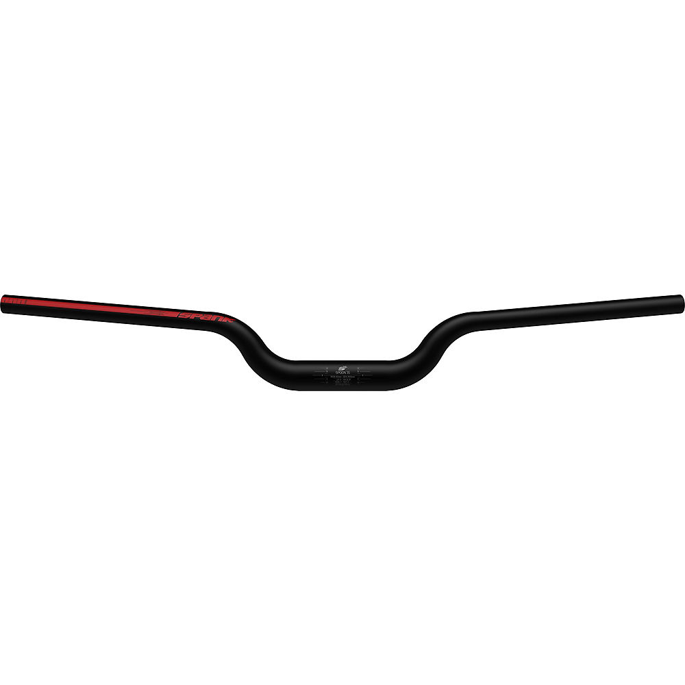 Spank Spoon 35 Skyscraper Riser Bar - Noir/Rouge - 35.0mm, Noir/Rouge
