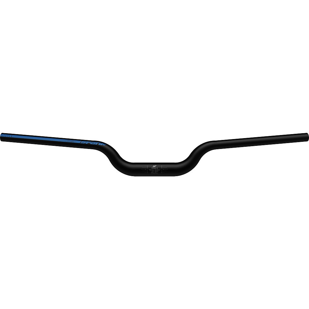 Spank Spoon 35 Skyscraper Riser Bar - Noir/Bleu - 35.0mm, Noir/Bleu
