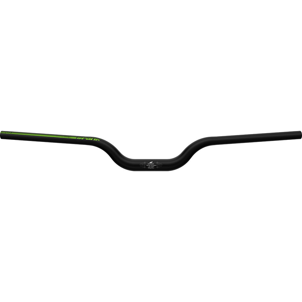 Spank Spoon 800 Skyscraper Riser Bar - Noir-Vert - 800mm, Noir-Vert