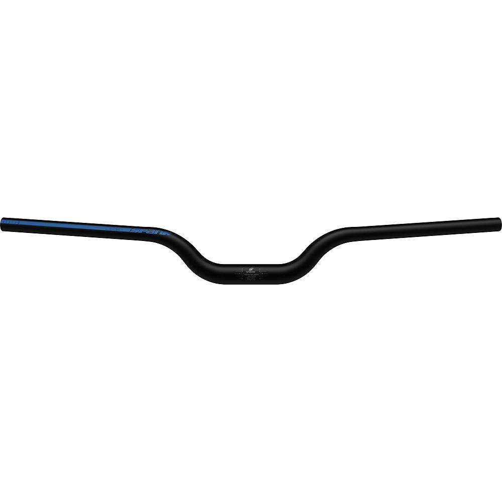 Spank Spoon 800 Skyscraper Riser Bar - Noir/Bleu - 800mm, Noir/Bleu