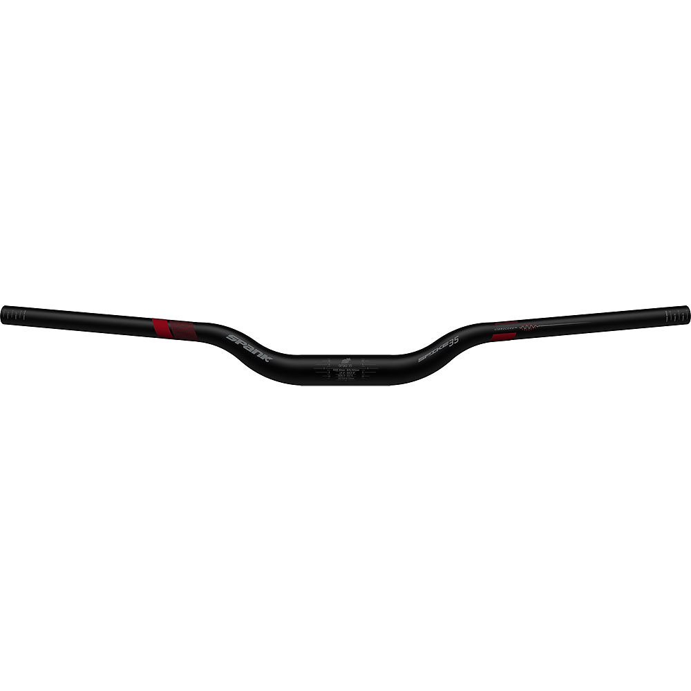 Spank SPIKE 35 Vibrocore Riser Bar - Noir/Rouge - 820mm, Noir/Rouge