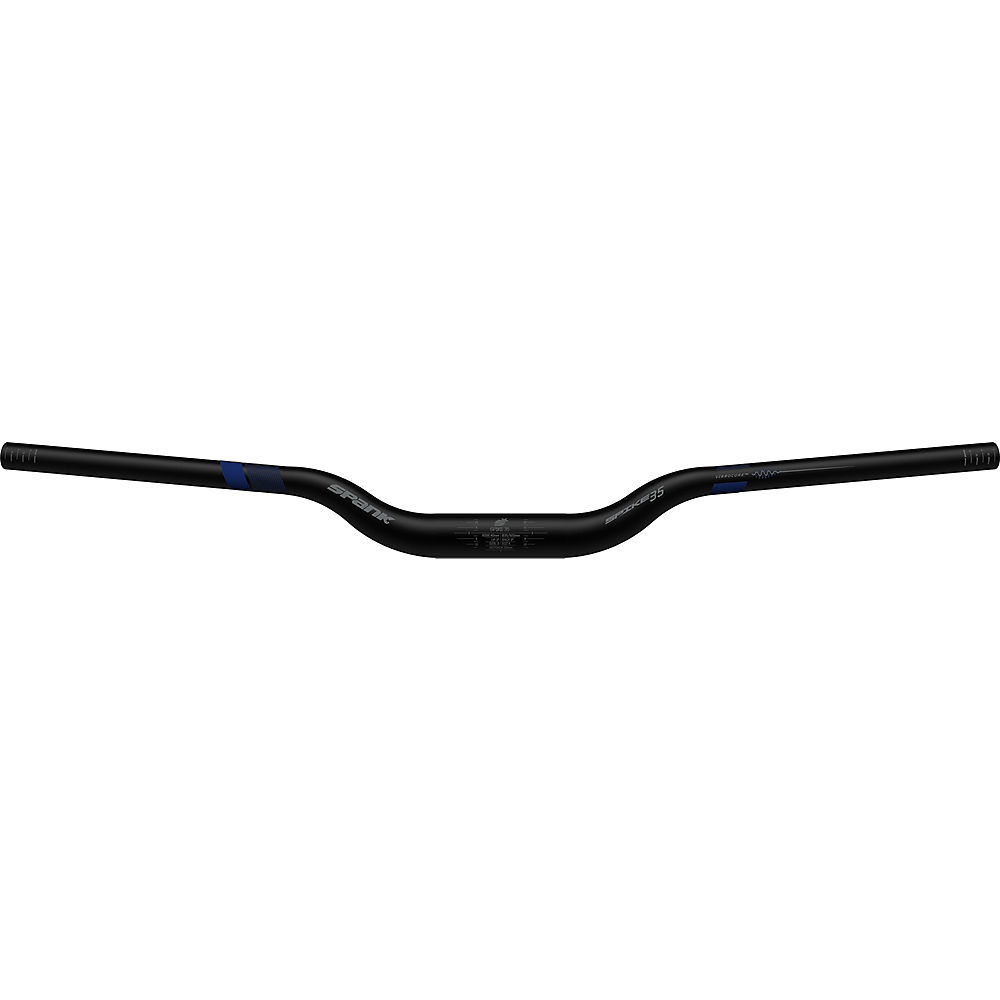 Spank SPIKE 35 Vibrocore Riser Bar - Noir/Bleu - 820mm, Noir/Bleu