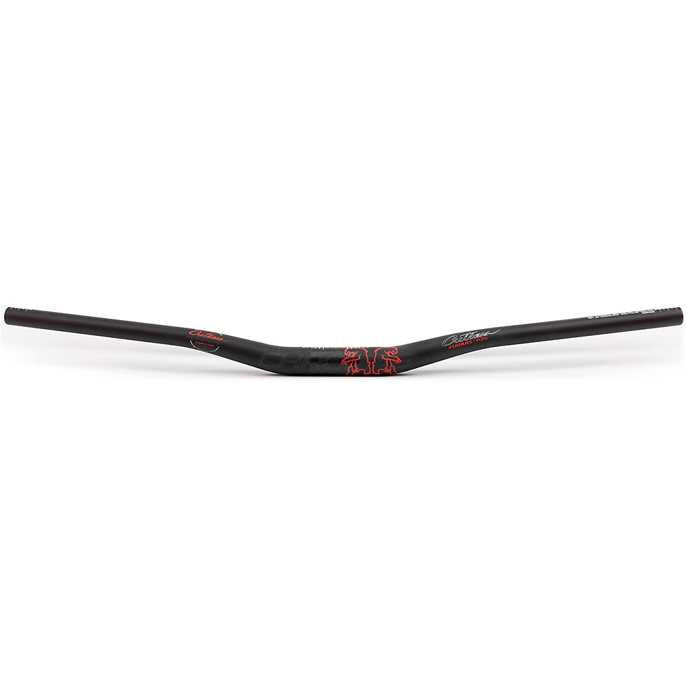 Chromag Fubars Cutlass Carbon Riser Bar - Noir - Rouge - 800mm, Noir - Rouge