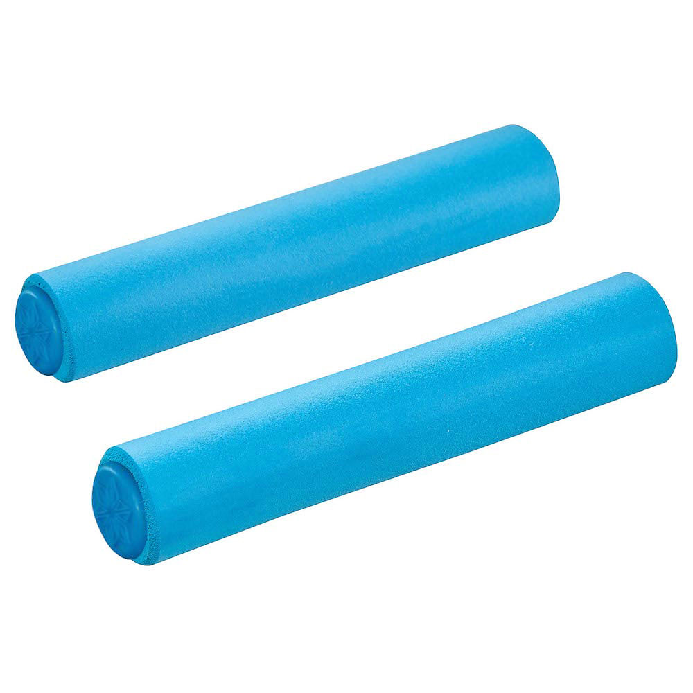 Supacaz Siliconez SL Handlebar Grips - Bleu néon - 130mm, Bleu néon