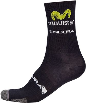 Endura Movistar Team Winter Socks 2020 - Nero, Nero