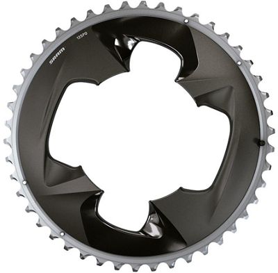 SRAM Force 2x12 Chain Ring With Cover Plate - Polar Grey - 94mm, Polar Grey