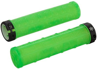 Manopole da MTB Supacaz Grizips Lock-On - verde neon, verde neon
