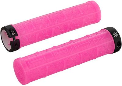 Manopole da MTB Supacaz Grizips Lock-On - rosa neon, rosa neon