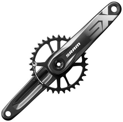 SRAM SX Eagle PS 12sp MTB Chainset - Boost - Black - PowerSpline BB}, Black