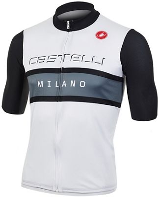 Castelli Milano Jersey (Limited Edition) 2020 - bianco - nero - XXL, bianco - nero