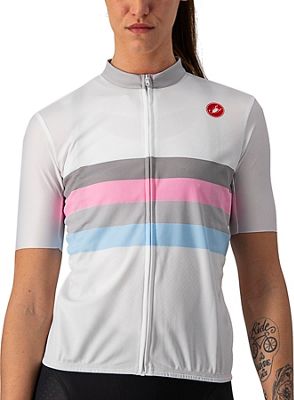 Castelli Women's Movimento Jersey (Limited Ed) 2020 - White Pastel Grey - L}, White Pastel Grey