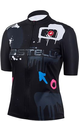 Castelli Women's Graffiti Jersey (Limited Ed) 2020 - Graffiti Dark Print, Graffiti Dark Print