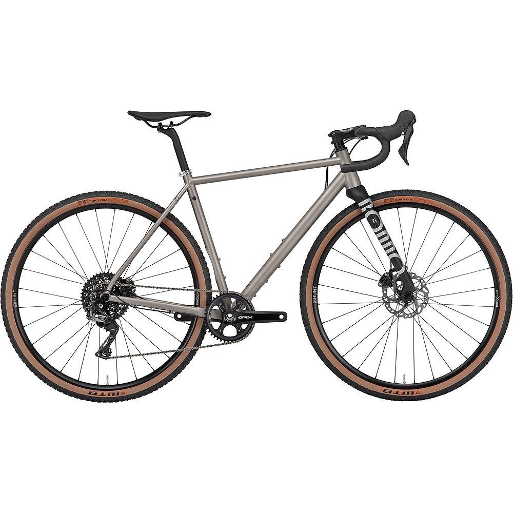 Rondo Ruut TI Gravel Bike 2021 - Titanium - Black, Titanium - Black