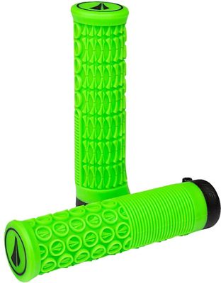 SDG Thrice Lock On MTB Handlebar Grips - Neon Green - 33mm}, Neon Green