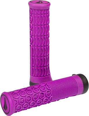 SDG Thrice Lock On MTB Handlebar Grips - Purple - 31mm}, Purple