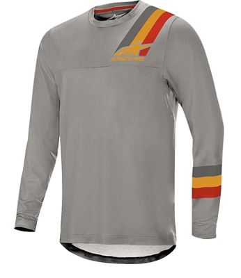 Maglia maniche lunghe Alpinestars Alps 4.0  - Melange Gray-Red Ochre, Melange Gray-Red Ochre